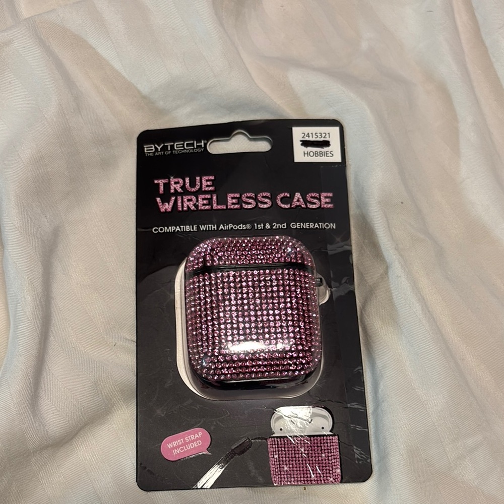 Pink Wireless Earbud Case